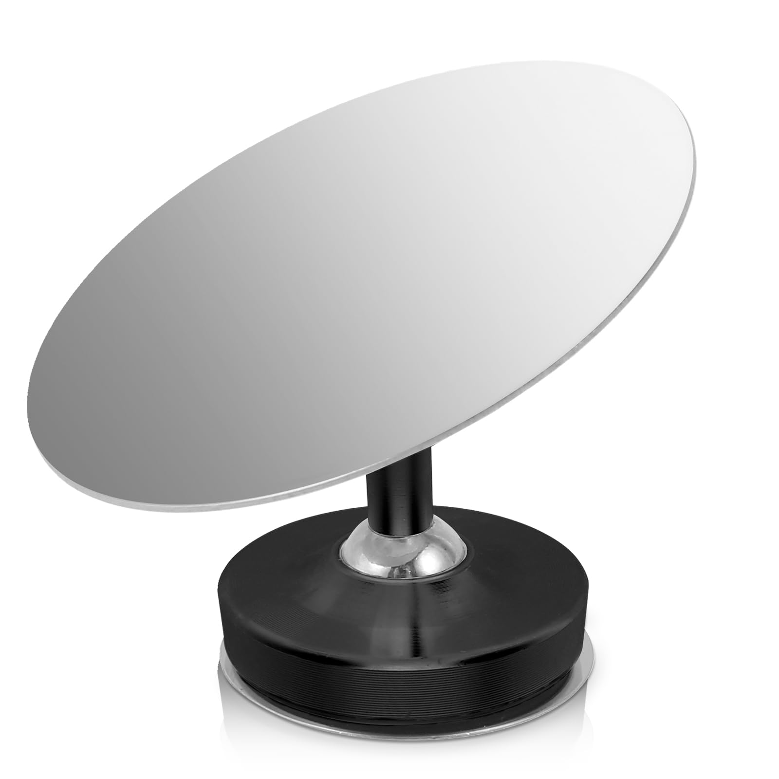 Coffee Extraction Observation Mirror Stainless Steel Shot Mirror Surface & Magnetic Adjustable Base Rotating Coffee Extractor Mirror Coffee Machine Accessories for Observing Coffee Flow Rate (Black)