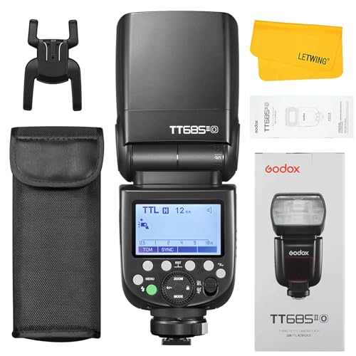 Godox TT685II TT685II-O Flash for Olympus, 2.4G Panasonic Flash Speedlite HSS 1/8000s, TCM Instant Conversion, Quick Release Lock, External Flash Speedlite Compatible for Olympus Panasonic Cameras