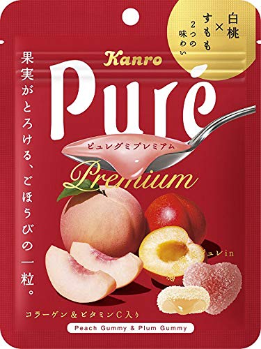 最安値 カンロ ピュレグミ プレミアム 白桃 すもも 6個の価格比較