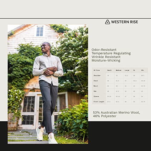 Western Rise Limitless Merino Wool Men's High Performance Button-Down Shirt4