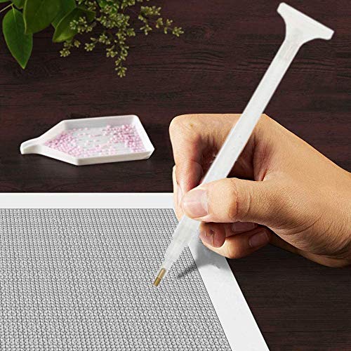 SanerDirect 5D DIY Mystery Diamond Painting Kit, Square Full Drill Diamond Craft for Home Wall Decor (12x16 inch)