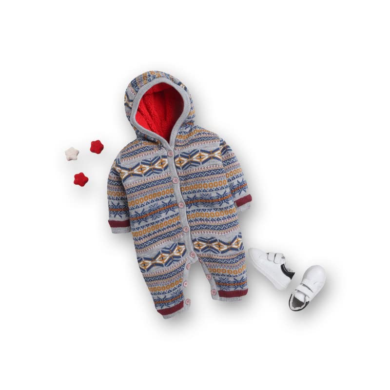 Yellow AppleRompers/Hoodie/Sweater/Sleepsuits/Jumpsuit/Night Suits for Baby Boys & Girls, Infants, New Borns with Inner Fur Fleece