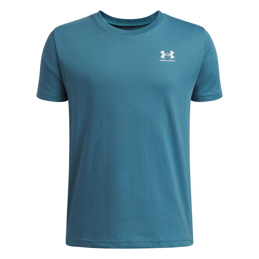 Under Armour B Sportstyle LC SS - Boundless Blue, White - YSM