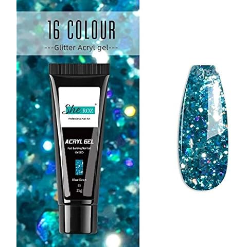 Poly Builder Gel Jelly Crystal Nail Art Glue Quick Extension POLYGEL Cover