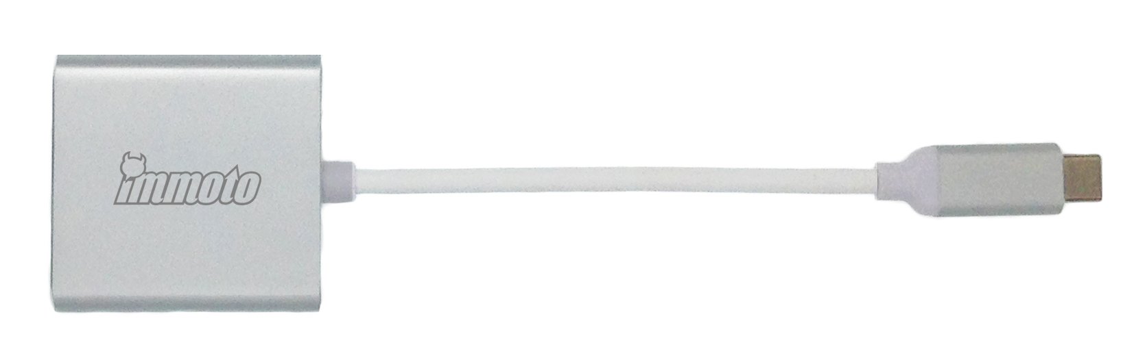 USB Type C to Displayport (DP) dongle, 4K2K@60Hz, Aluminum Shell Silver Colour for Apple MacBook 12" (2015 & 2016), MacBook Pro 13", MacBook Pro 15", Google Chromebook Pixel