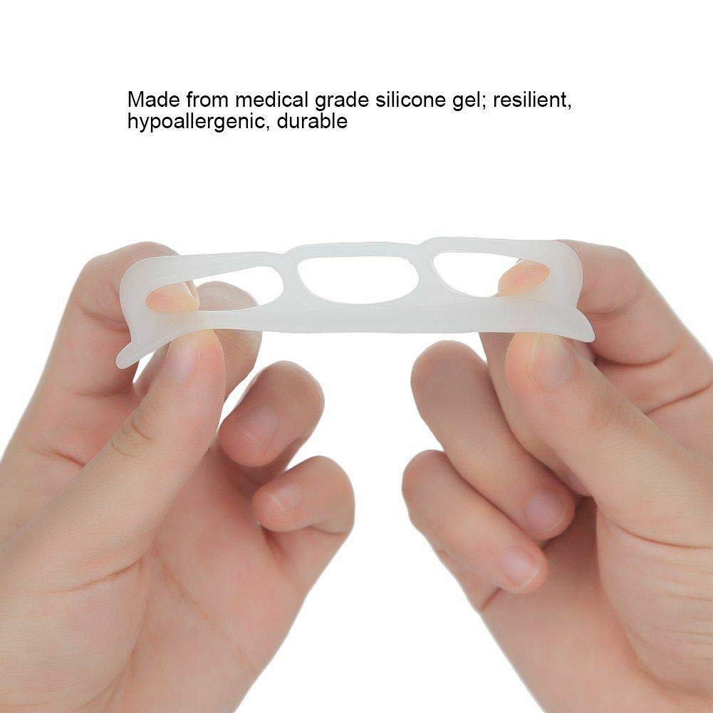 Pedimend Zehenspreizer für überlappende Zehen, Zehenstütze für Hammerzehen, Gel-Hammerzehen, 3 Paar