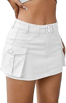 Jupe-short Cargo LL Bean – Gris, Taille 8 – Poches Zippées, Taille 31", Longueur 16" – Randonnée
