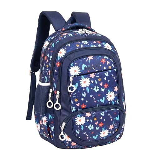 Image of TECHYBEE 45 L Expandable Travel Backpack - Flight Approved Carry On Weekender Bag with 16-Inch Laptop Compartment - Anti-Theft Large Business & College Daypack (Black)