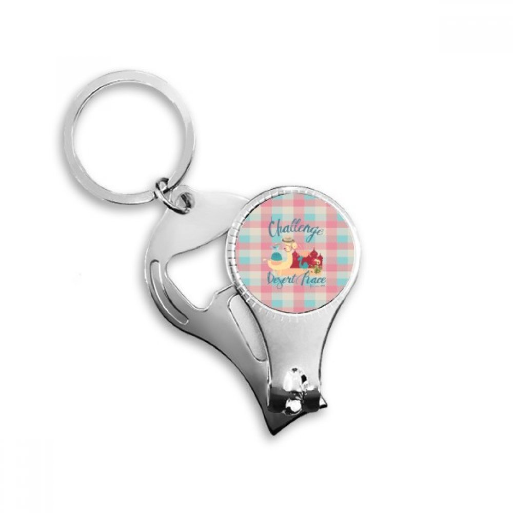 Porte-clés multifonction Camel Bird carré coupe-ongles décapsuleur