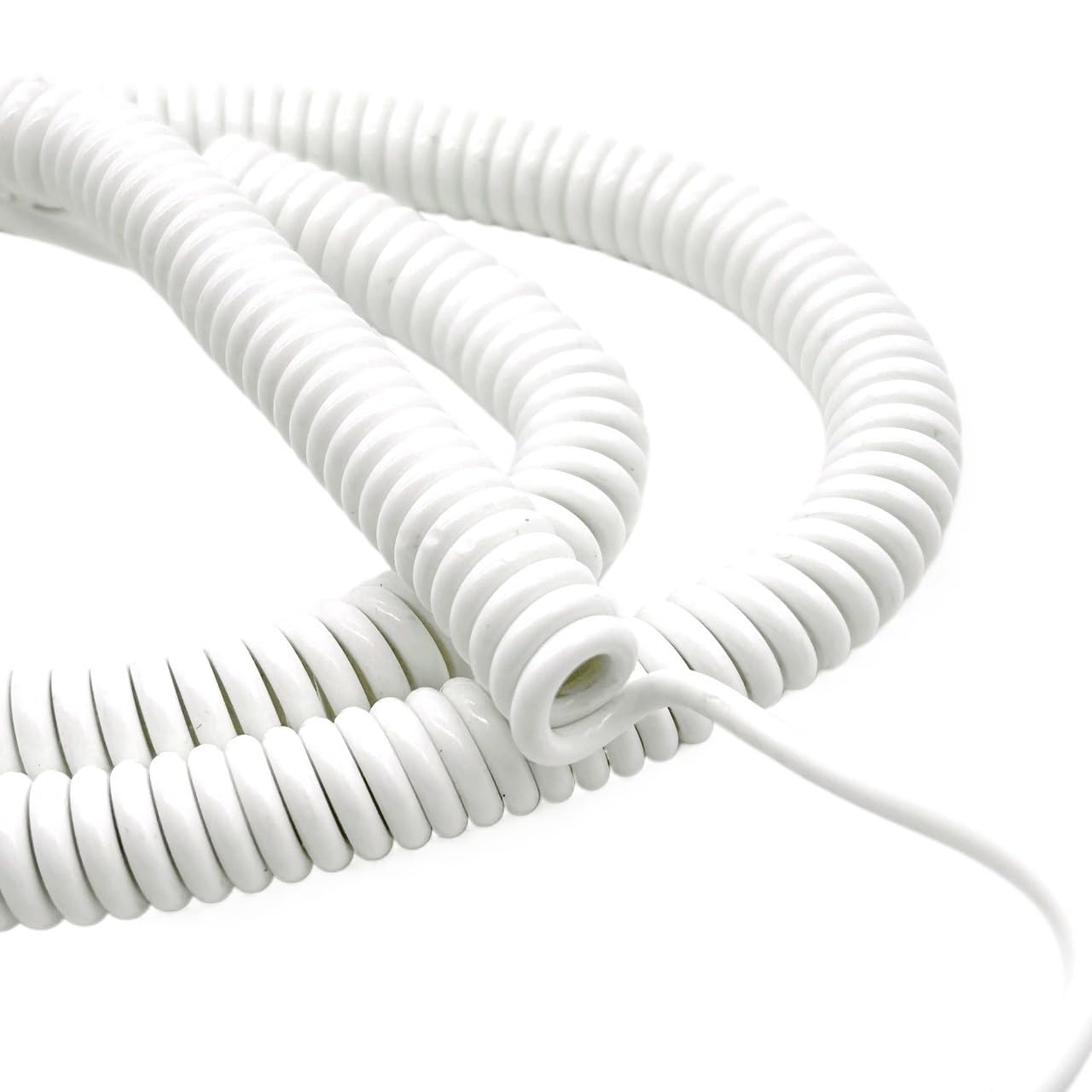 Cable de alimentación de resorte espiral de múltiples núcleos de la flexión