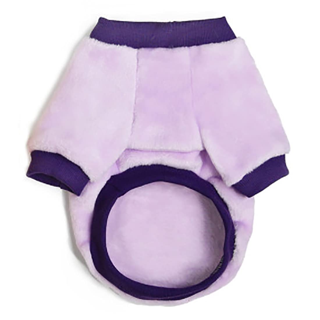 Dog Sweater Dog Clothes Fleece Dog Woolen Sweater Winter Warm Coat Fruit Pajamas Fleece Sweater for Small Dog Medium Dog Cat Purple XXL - Image 3