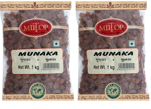 Image of Miltop Munakka Raisin, 1kg (Pack of 2)