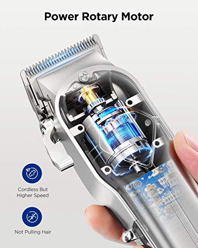 Limural Cortapelos Hombre + Kit de corte inalámbrico con cuchilla en T, para hombres, mujeres y niños, 5 horas de… - Imagen 3