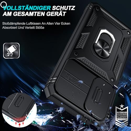 LeYi Panzerhülle Handyhülle für Samsung Galaxy A17 5G Hülle Ständer Case – Ansicht 6