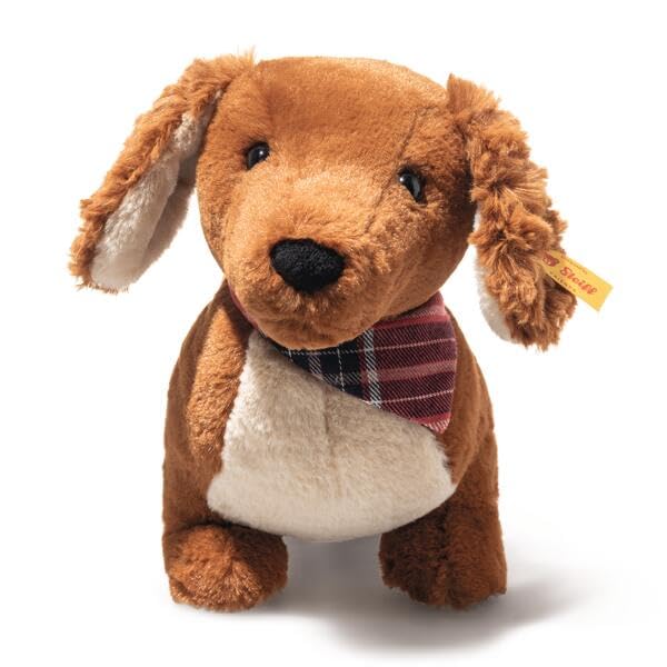 Steiff Handcrafted Since 1880 Premium Plush Classic Stuffed Animal - 12" Waldi Dachshund