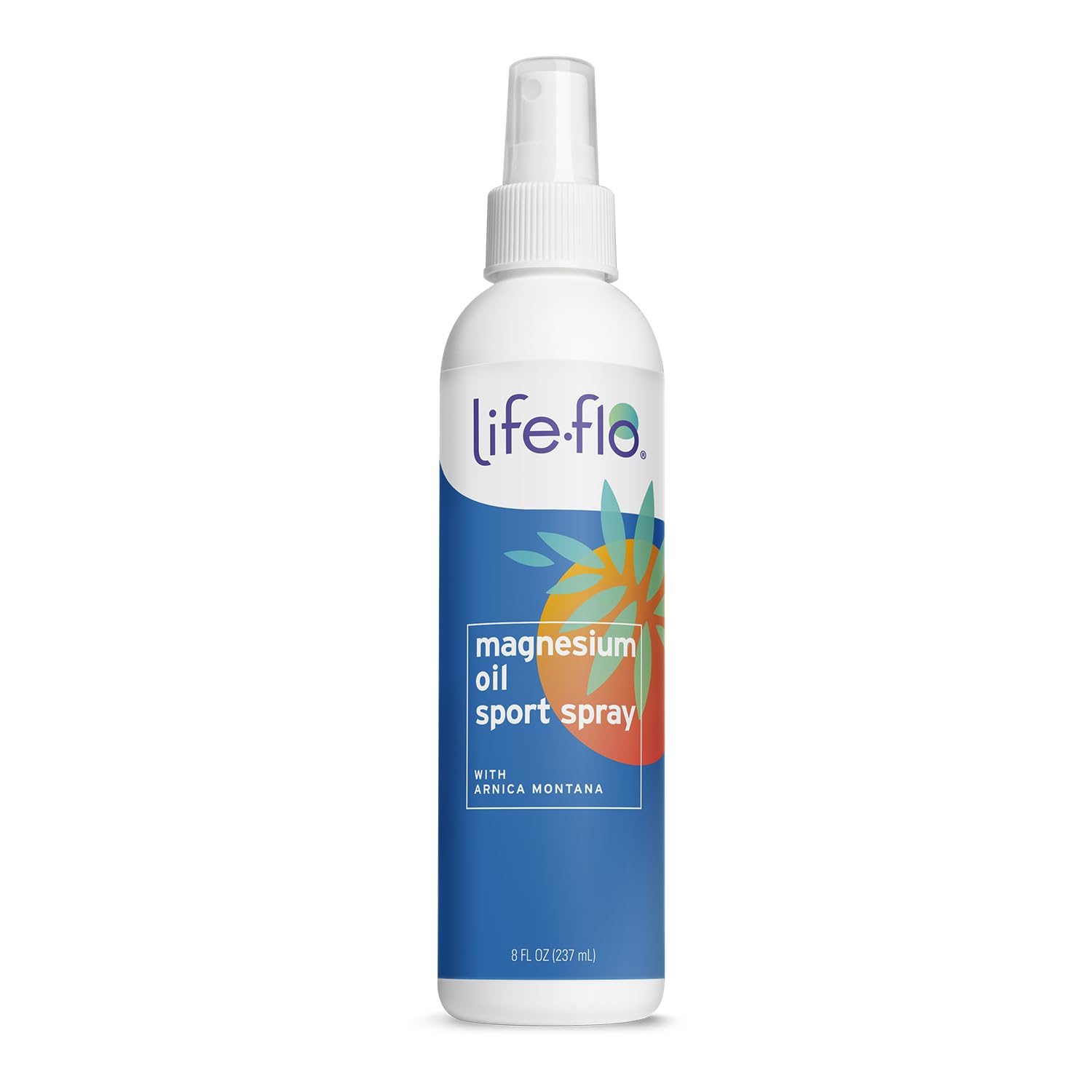 Life-flo Magnesium Oil Sport Spray, with Magnesium Chloride from The Zechstein Seabed Plus Arnica, Calms and Refreshes Muscles and Joints After Exercise, 60-Day Guarantee, Not Tested on Animals, 8oz