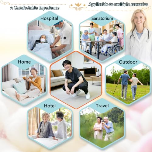 Image of Unisex Anti-Strip Adaptive Jumpsuit with Back-Zipper,One-piece Short-sleeved Trousers,Suitable for Seniors,Incontinence Care,Dementia Patient,Alzheimer's Patients