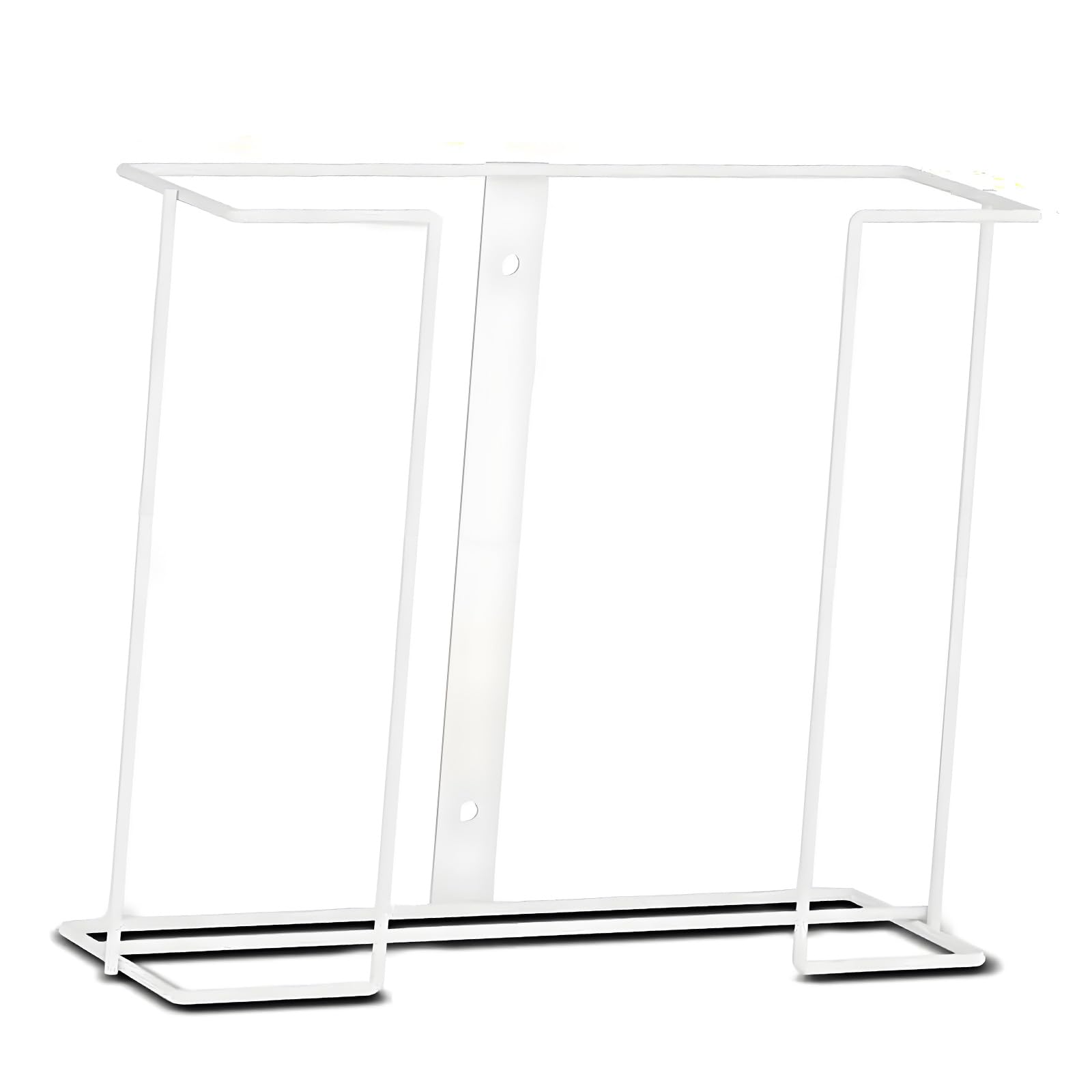 Sturdy Metal Wall Mount Storage Organizers for Paper Towels and Gloves in Kitchen Multiple Layer Storage Rack