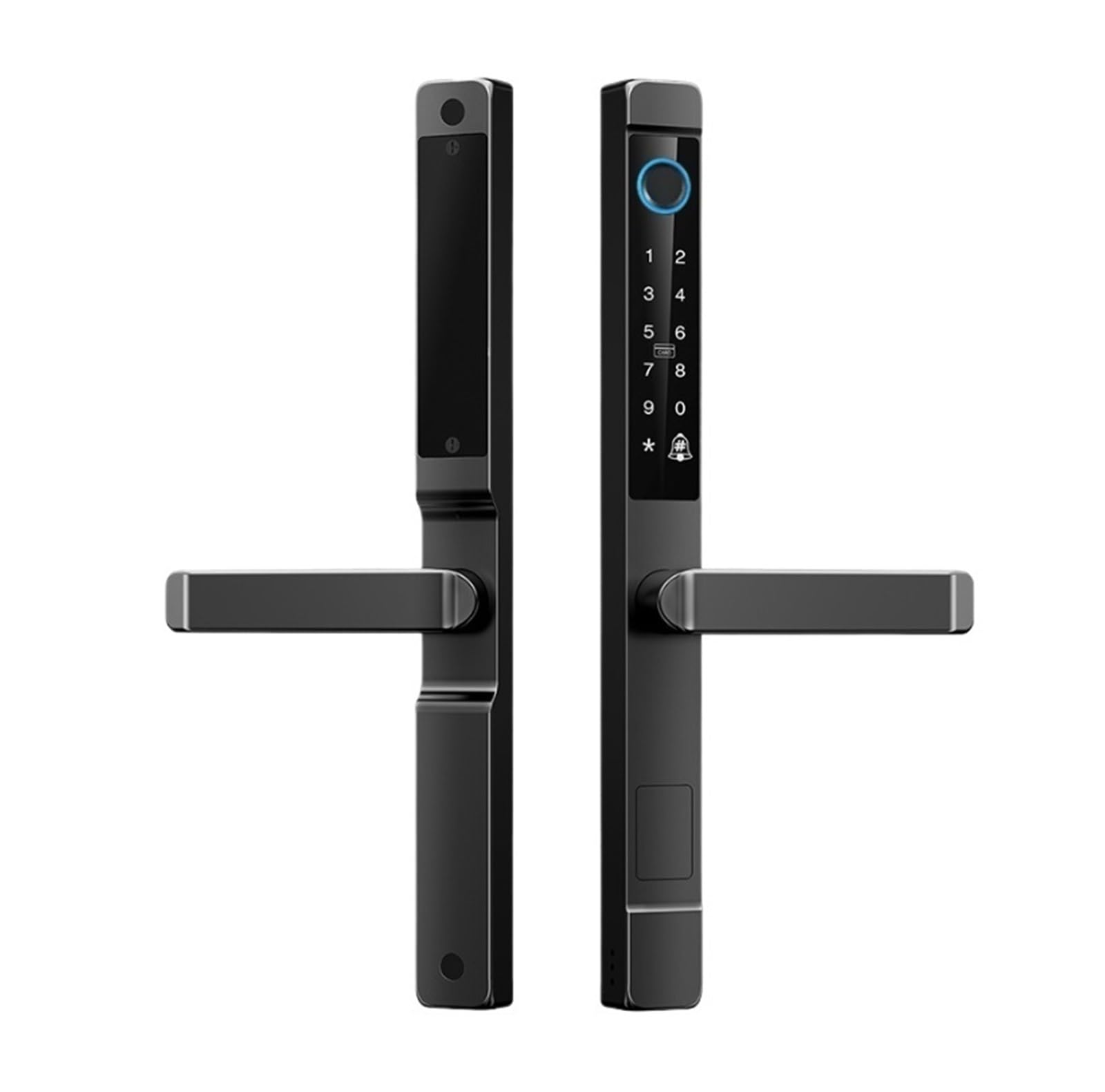 Arunasc Nero Door Locks Waterproof Smart Door Lock Sliding Electronic Fingerprint Door Lock With Handle For Indoor And Outdoor Smart