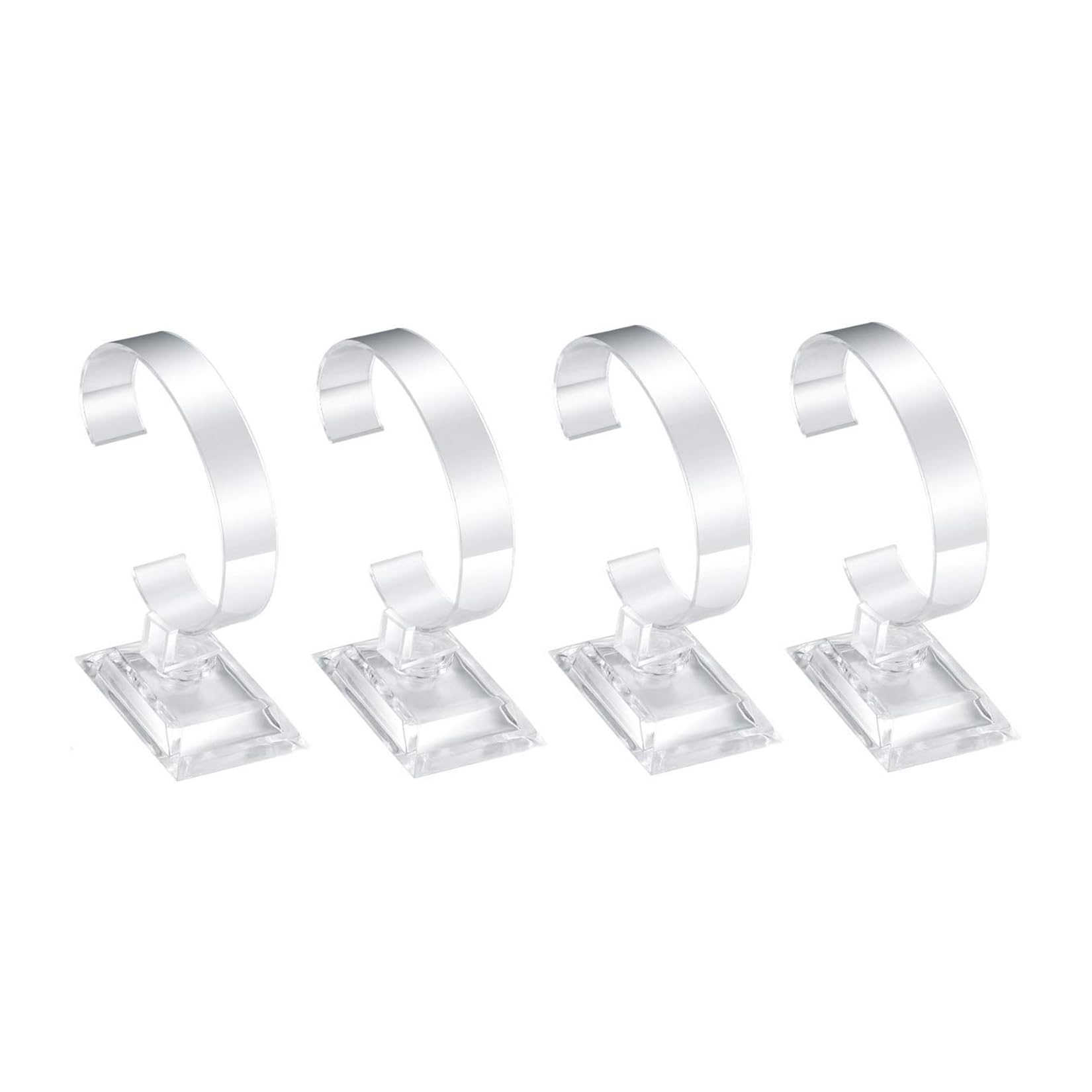 Espositore Per Orologi In Acrilico Trasparente – Set Di 4 Pezzi, Ideale Per Vetrine E Casa - copertina