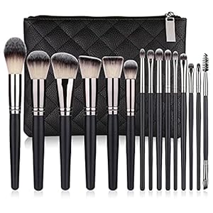15 Black Makeup Brush Set, Loose Powder Blush Brush Makeup Tool, Suitable For Blush Eye Powder Makeup Cosmetics