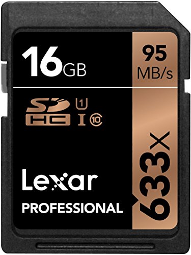 Lexar Professional 633x 16GB SDHC UHS-I/U1 Card - LSD16GCB1NL633