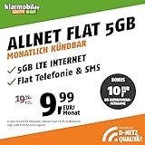 Mobilfunktarif für Ihr Handy mit einer Laufzeit von 1 Monat (ab dem 25. Monat 19,99 EUR)