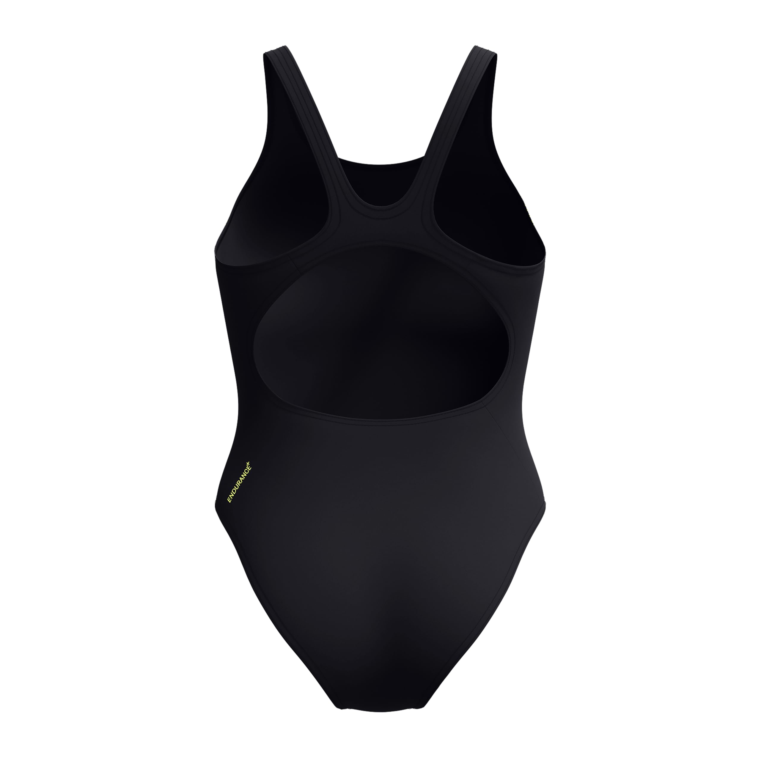 Speedo Damski strój kąpielowy z odkrytymi plecami, kostium kąpielowy hiper żółty
