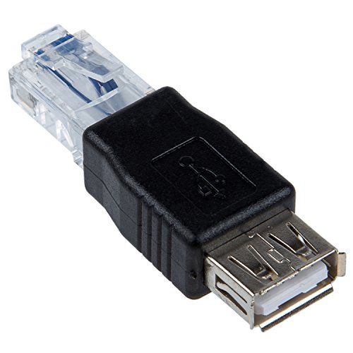 LAVINIA Adaptateur de Prise USB Une vers Ethernet Mâle RJ45 Femelle Nouveau