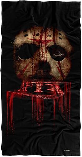 LOGOVISION Friday The 13Th - Toalla de playa con póster de Remake de 30 x 60 pulgadas