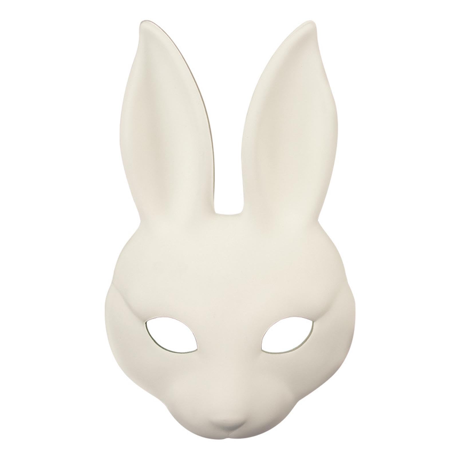 Rabbit Mask Everyday Masquerade Mask Birthday Parties Favour White|Clothing, Shoes & Accessories|Costumes, Reenactment, Theater|Accessories|Masks & Eye Masks-image-18