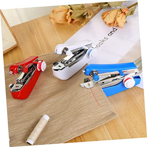 STOBOK 3 Stuks Kleine Naaimachine Miniatuur Bouwpakketten Kinderen Naaimachine Naaibenodigdheden Naaimachine Voor Beginners Mini Naaimachine Voor Kinderen Huishouden Plastic Naaidoosje - Image 8