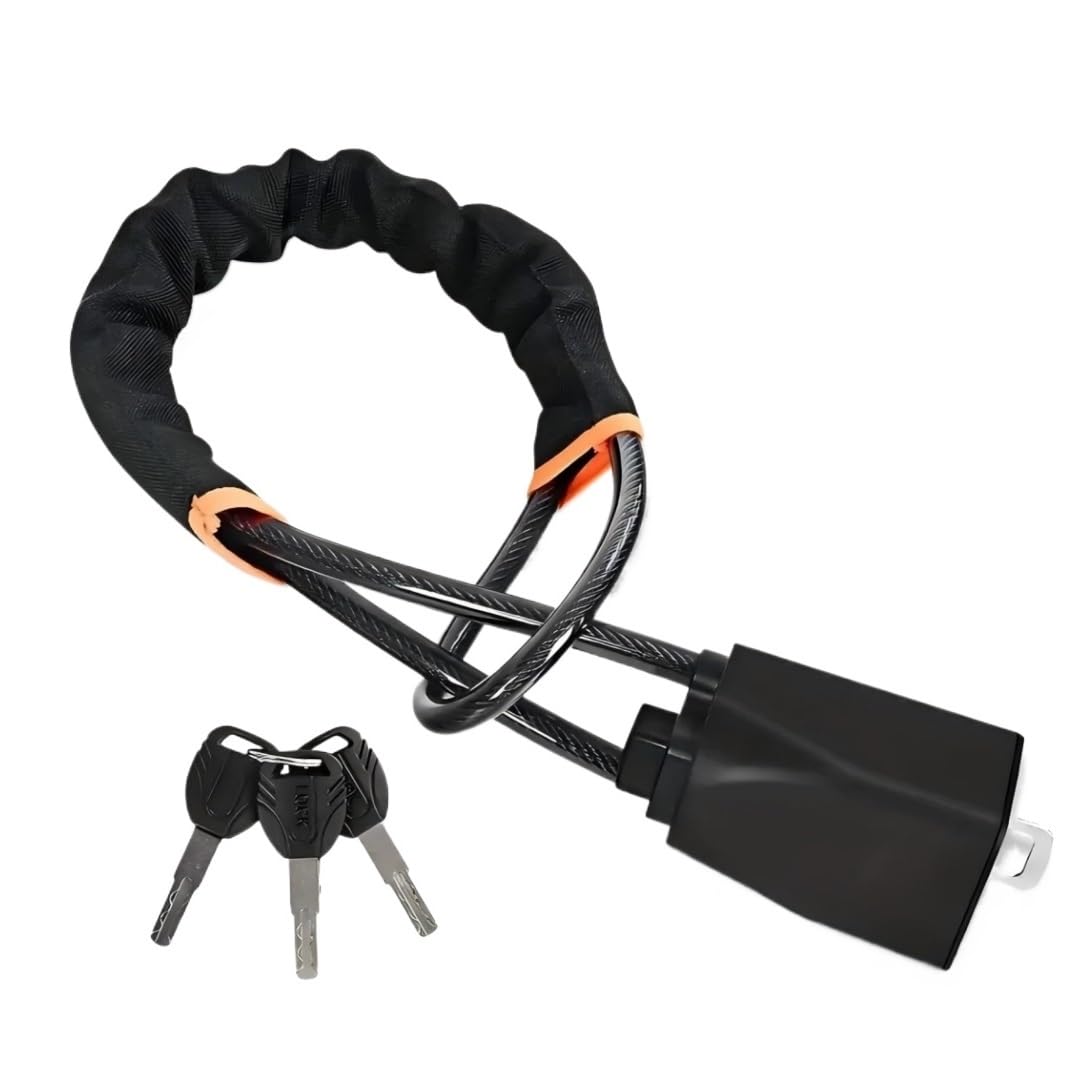 Steering Wheel Lock Antitheft Device for Car Steering Wheel Lock with Seat Belt Buckles with 3 Keys Anti Theft for Truck SUV Van RV Safety Car Anti-Theft Locks(Black)