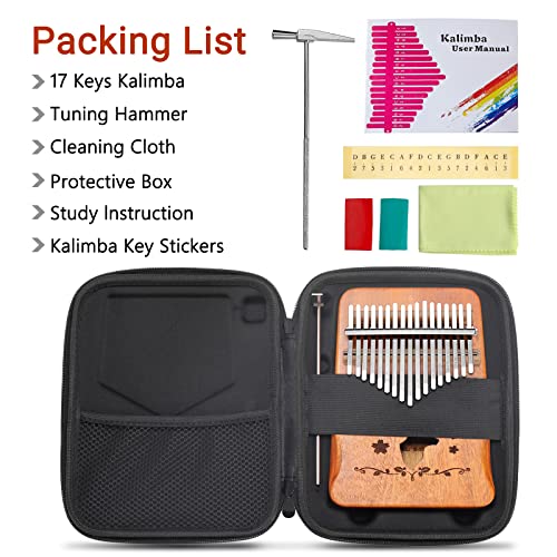 Kalimba 17 Clés Pouce Piano, Portable Doigt Piano Instrument de Musique, Bois Africain de Haute Qualité, Kalimba… - Les Beatles, Paul McCartney, John Lennon, RIngo Starr, George Harrison Kalimba 17 Clés Pouce Piano, Portable Doigt Piano Instrument de Musique, Bois Africain de Haute Qualité, Kalimba… – Image 8
