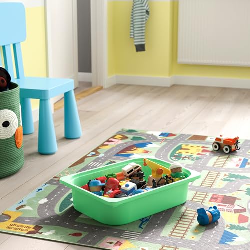 Rangement TROFAST blanc et vert clair pour optimiser les petits espaces - 5