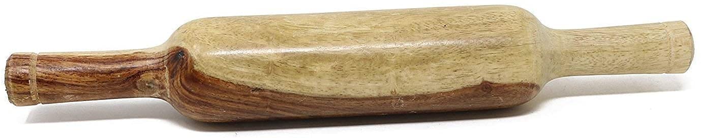 Wooden BASERA Wooden Rolling Pin Roller Thick,Wood,Roti Belan, Chapati Make