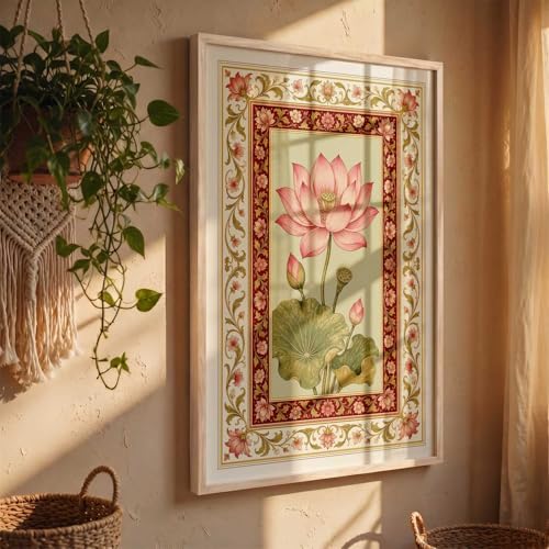 Image of kotart Traditional Art Wall Painting Home Decoration With Frame For Living Room Bed Room Hotel Wall Decor Digital Reprint Engineered Wood (19x25 inch)