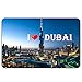 Produktbild Cadora Magnetschild Kühlschrankmagnet I Love Dubai I