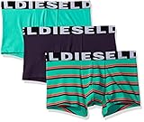 Diesel Men's Shawn Three Pack Stripe, Turquoise, M