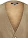 Gioberti Men's Formal Suit Vest Fit for Business or Casual Dress, Khaki, X-Large