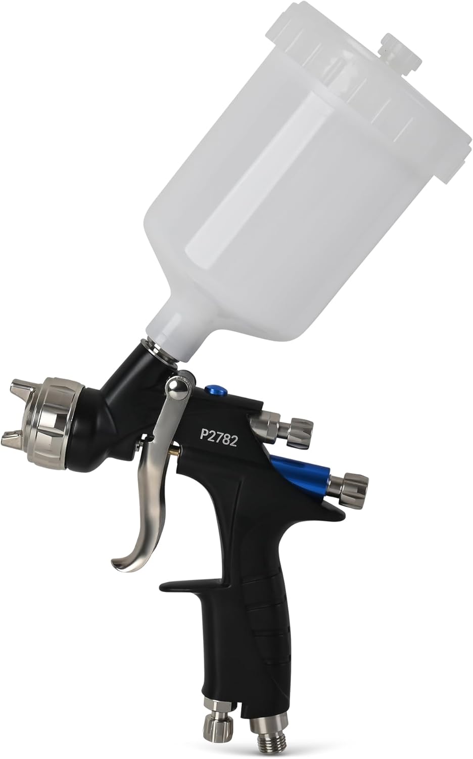 1.3 mm HVLP Spray Gun with 600 ml Plastic Cup - Easy Painting Tools - Professional Grade Paint Sprayer for Indoor or Outdoor Applications - Consistent Finish - Innovative Paint Supplies