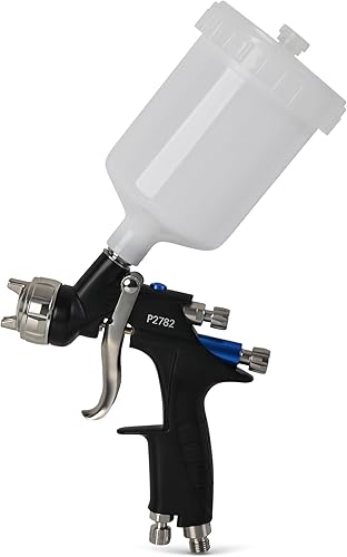 Miniatura 11 de Dedoes - Pistola pulverizadora HVLP de 1,3 mm con taza de plástico de 600 ml - Herramientas de pintura fáciles - Pulverizador de pintura de grado