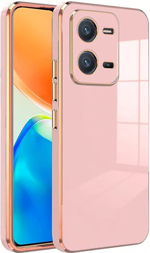ALFA URBAN 6D Chrome Back Cover Case for Vivo V25 5G (Rose Gold) (Gold Plated Frame | Glossy Backside Case) (B0BSWH8X2F) Amazon Price History, Amazon Price Tracker