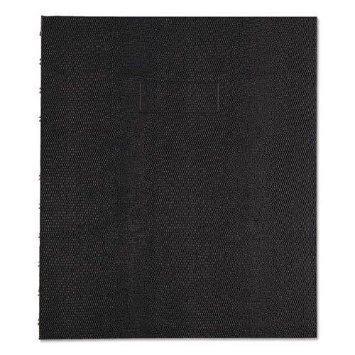 MiracleBind Notebook, College/Margin, 11 x 9 1/16, White, Black Cover, 75 Sheets      Office Product