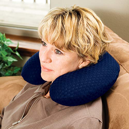 Almohada de viaje de espuma viscoelástica para cuello miniatura 5