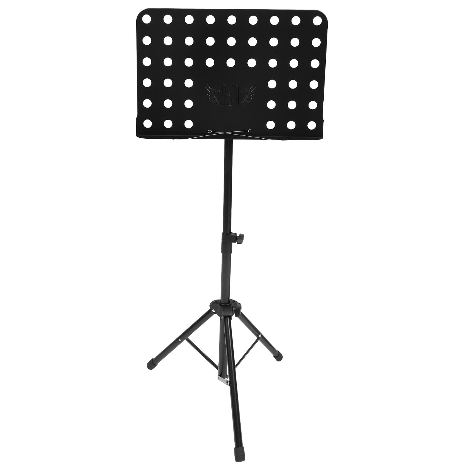 Partituras de Plegable Negro para Portátil y Fabricado en Acero y Abs, Adecuado para y Tocar Guitarra