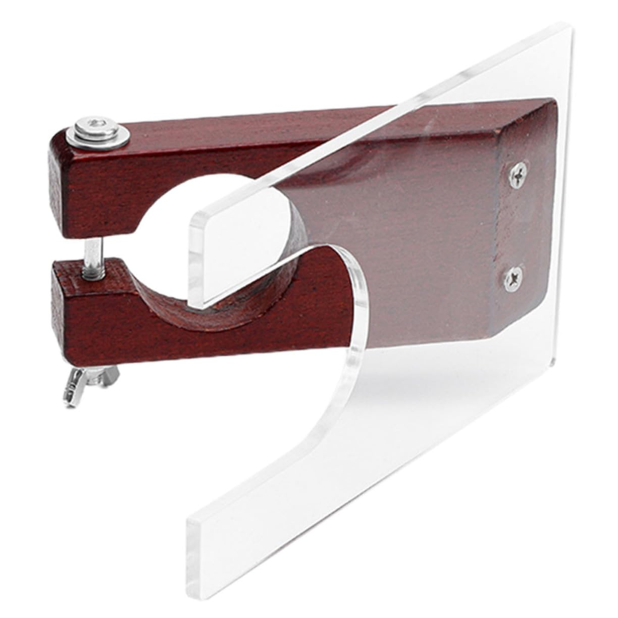 Unomor Sturdy Carpet Trimmer Base Tufting Trimmer Holder Professional Shearing Guide Acrylic Wood Material Easy Assembly