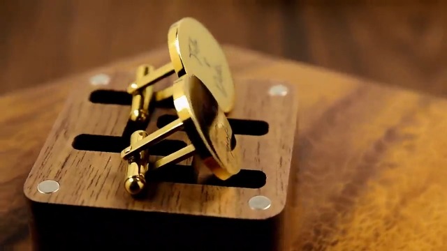 Mancuernillas Personalizadas para Hombre con Caja de Madera miniatura 7