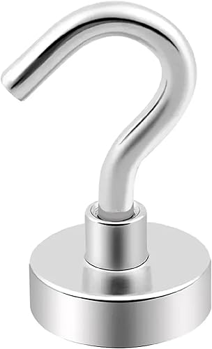 SEDLAV Gancho magnético resistente para colgar en cocina, garaje, parrilla, crucero, lugar de trabajo y oficina, extra fuerte (6 unidades)