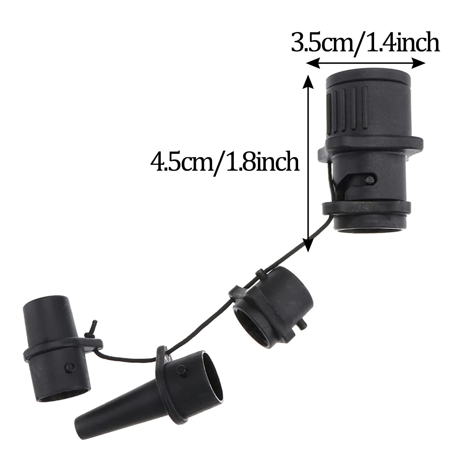 CTForest Adattatore Valvola Per SUP, Convertitore Pompa Aria Per Gommoni Kayak - 11